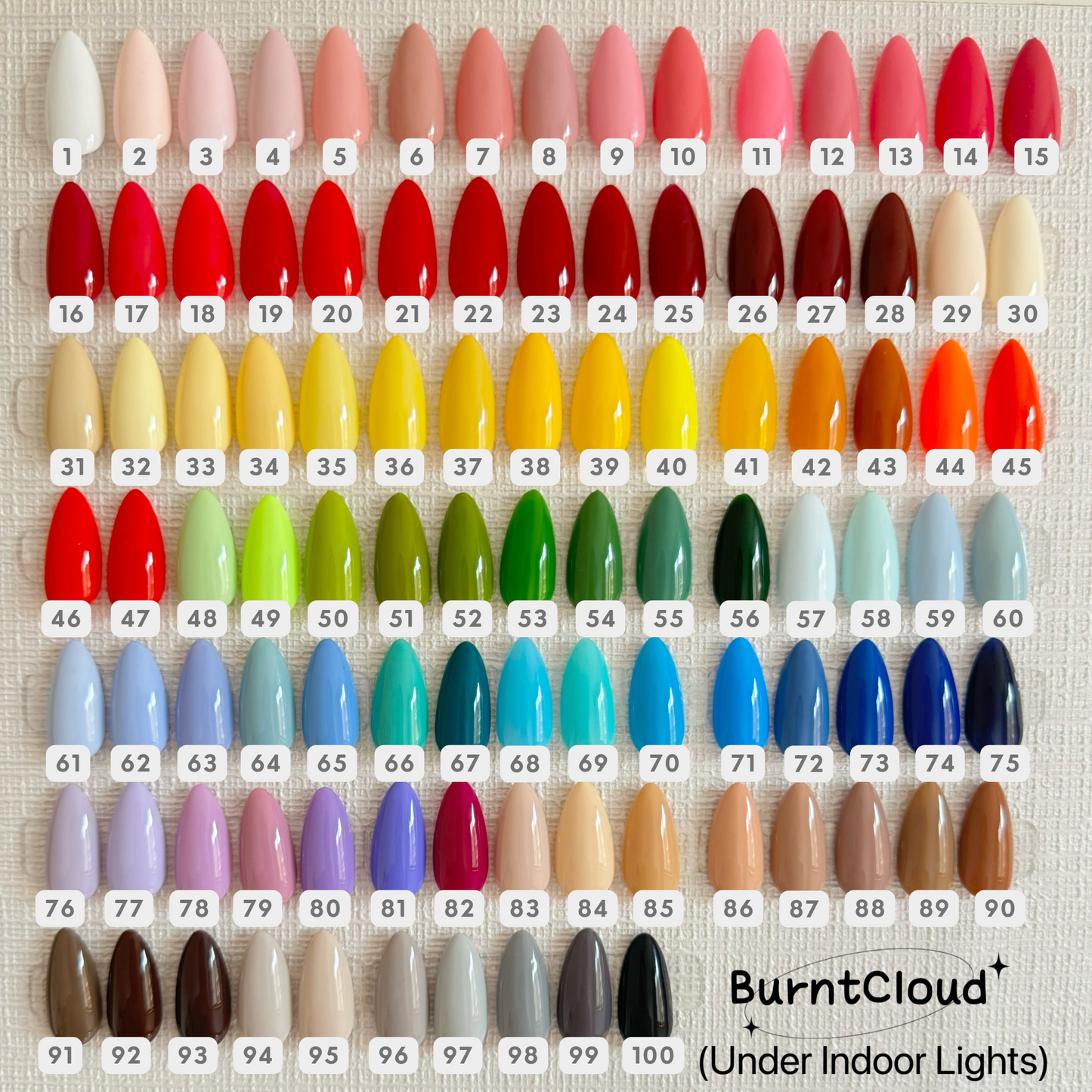 194 - Solid Opaque Colors Custom Press on Nails Collection