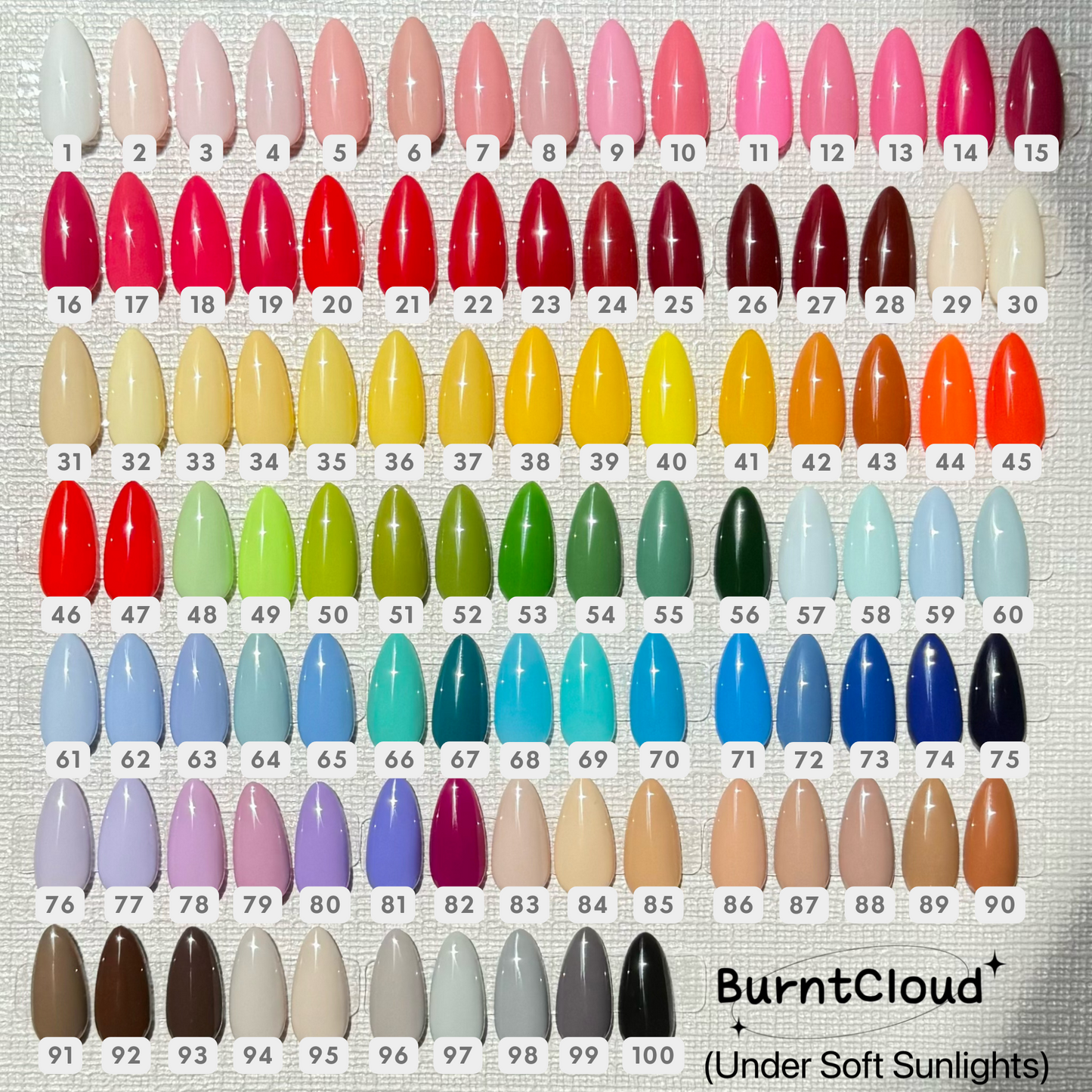 194 - Solid Opaque Colors Custom Press on Nails Collection