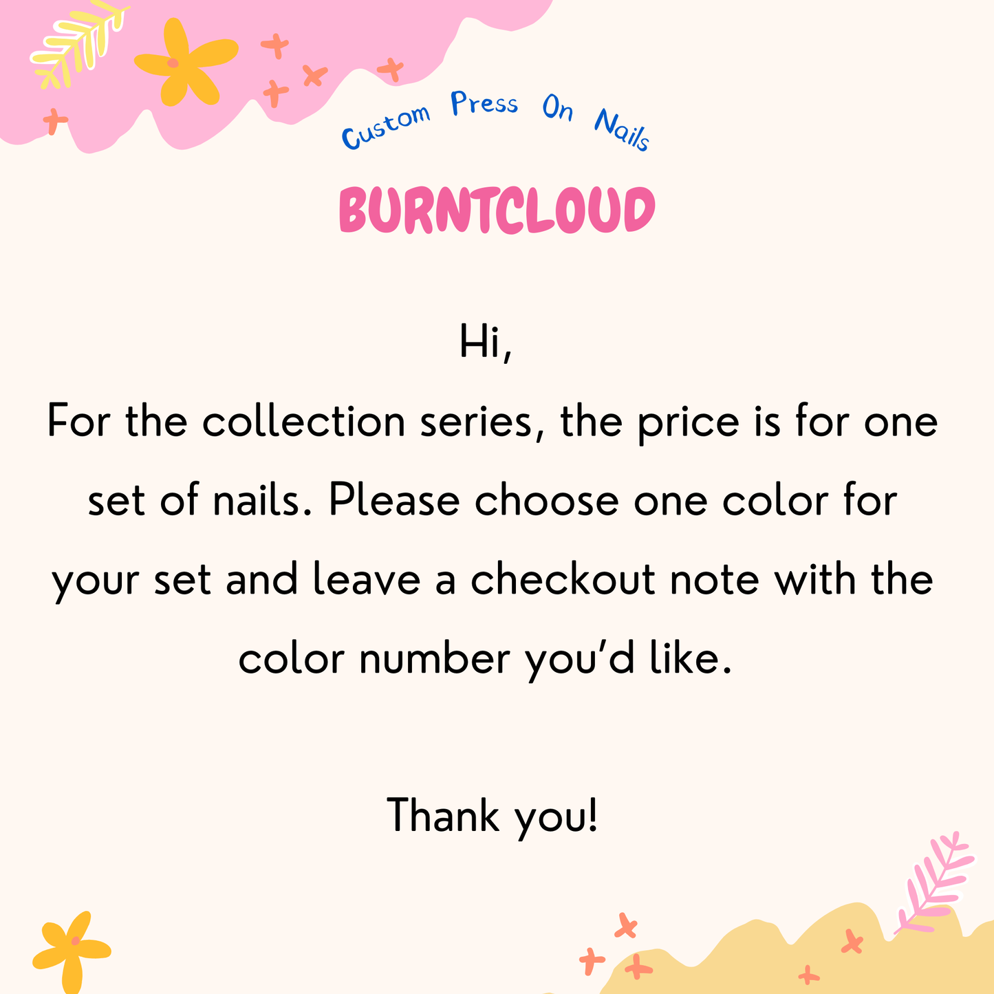194 - Solid Opaque Colors Custom Press on Nails Collection